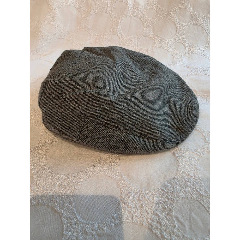 Free Authority Grey Marl Newsboy Flat Cap Ivy Hat L/XL Mens